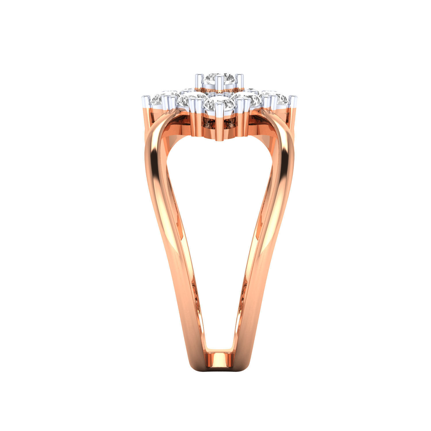 Women ring 3dm render detail 3D print model 3D print model_4