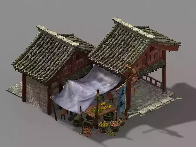 Art and Culture-Fruit Stand 02