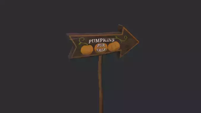 Pumpkins for Sale Sign 