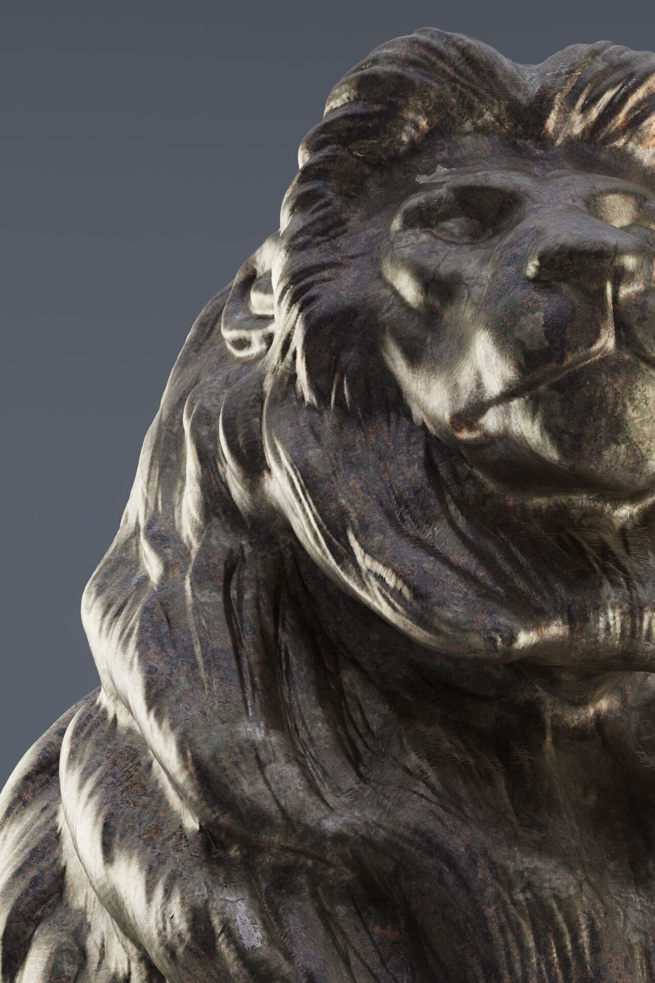 Lion Of Qasr El Nile 3D model_14