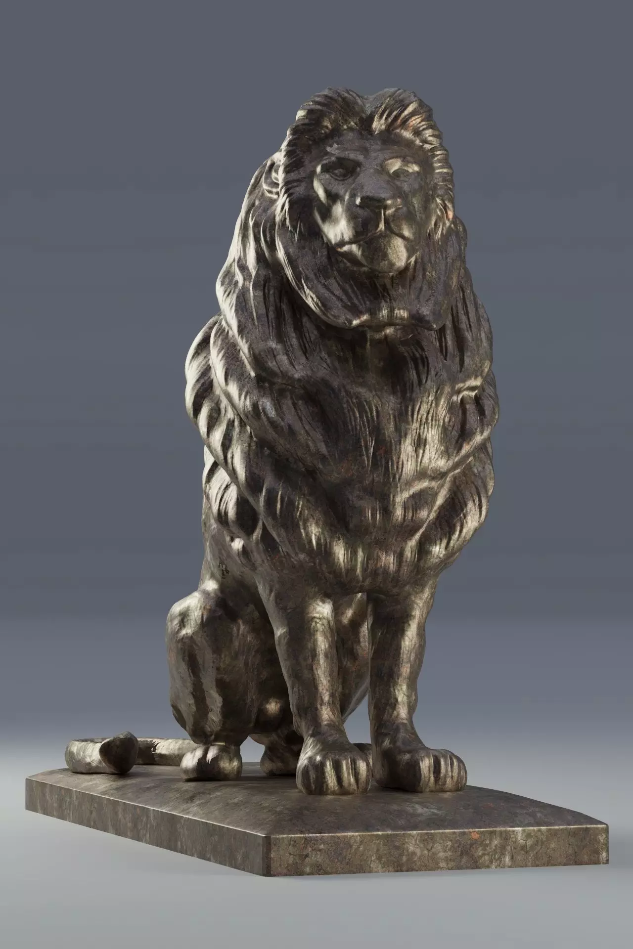 Lion Of Qasr El Nile 3D model_0