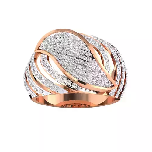 Women ring 3dm render detail 3D print model 3D print model