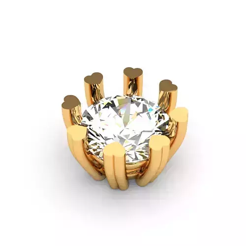 A package of solitaire ring heads engagement 8 prong printable