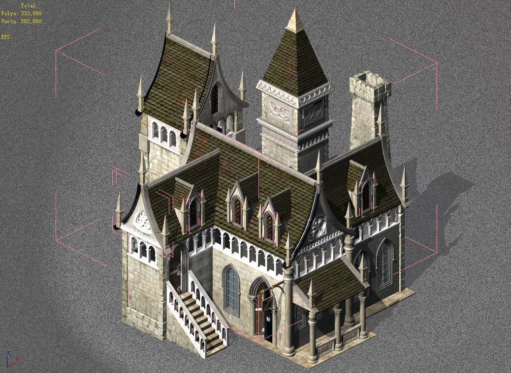 Game-Scene-Blacksmith Shop 78 3D model_4