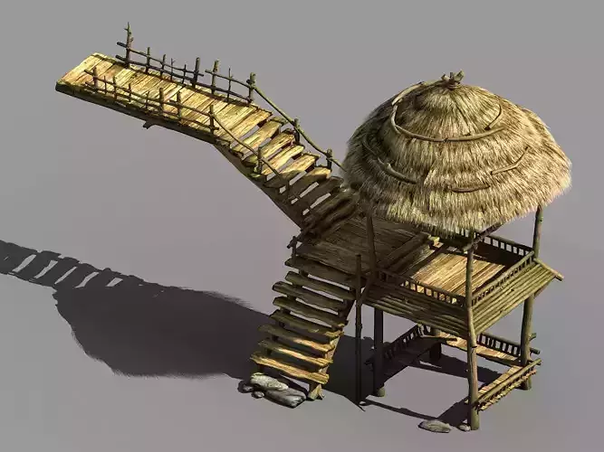 Garden Landscape-Wood-Grass-Pavilion 12