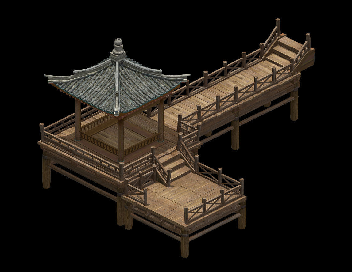 Garden Landscape-Pavilion 12 3D model_1