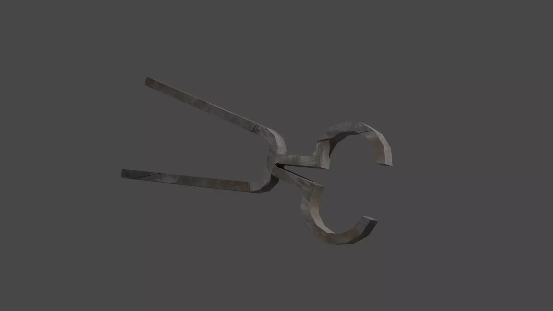 Pliers pair of scissors Free low-poly 3D model_0