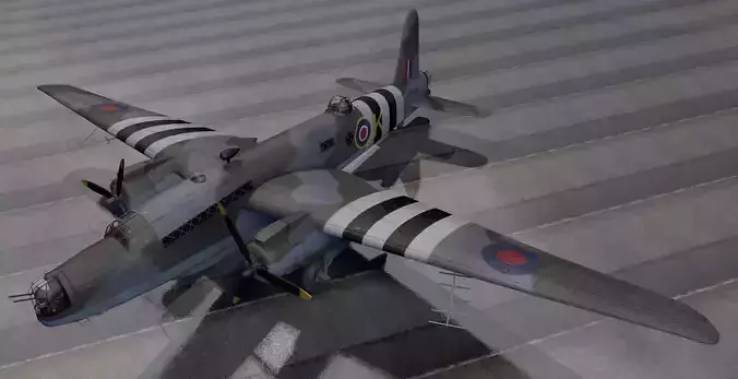 Vickers Warwick ASR-1 3D model