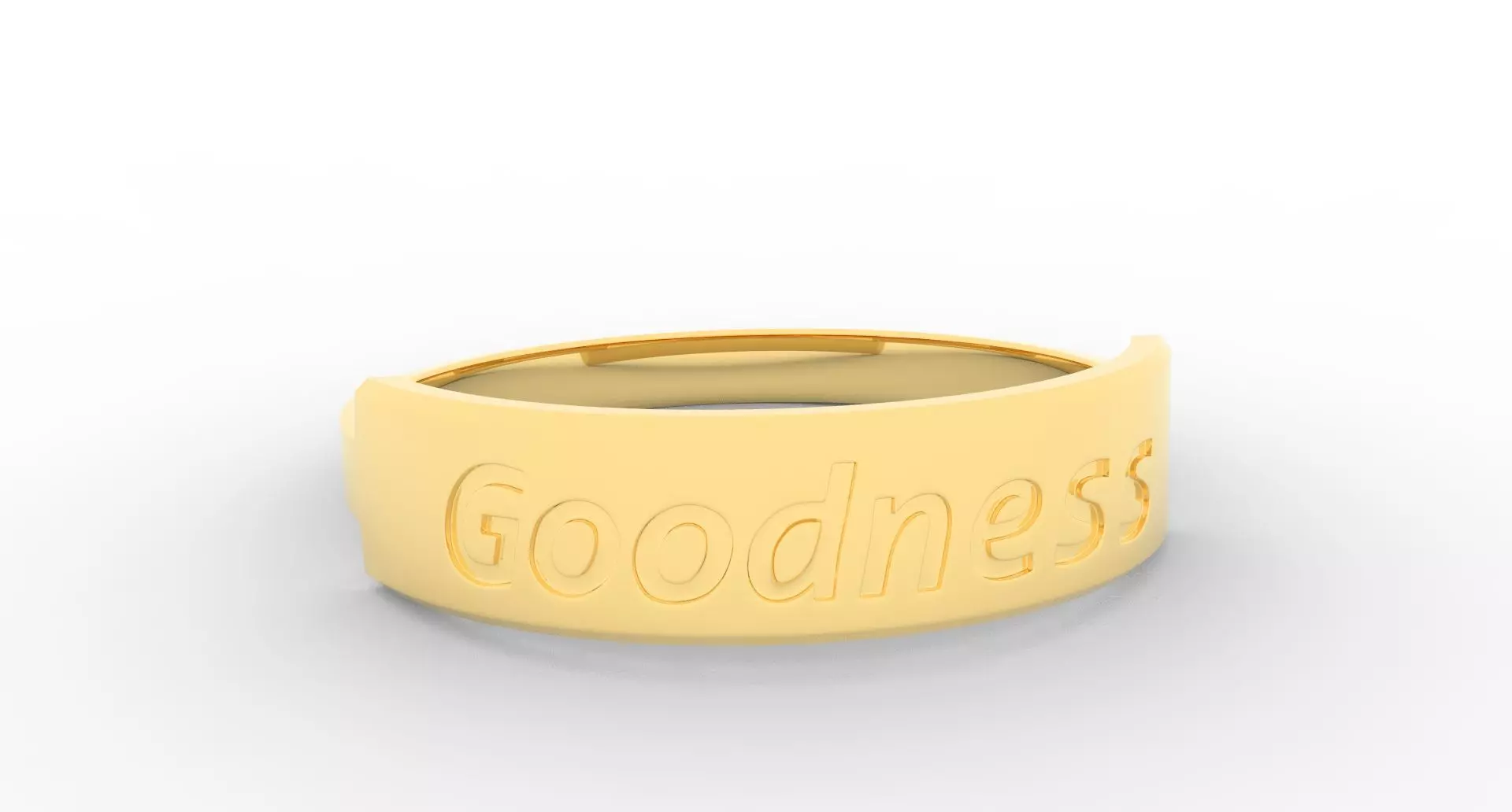 Goodness Ring Female Gold 3D print model