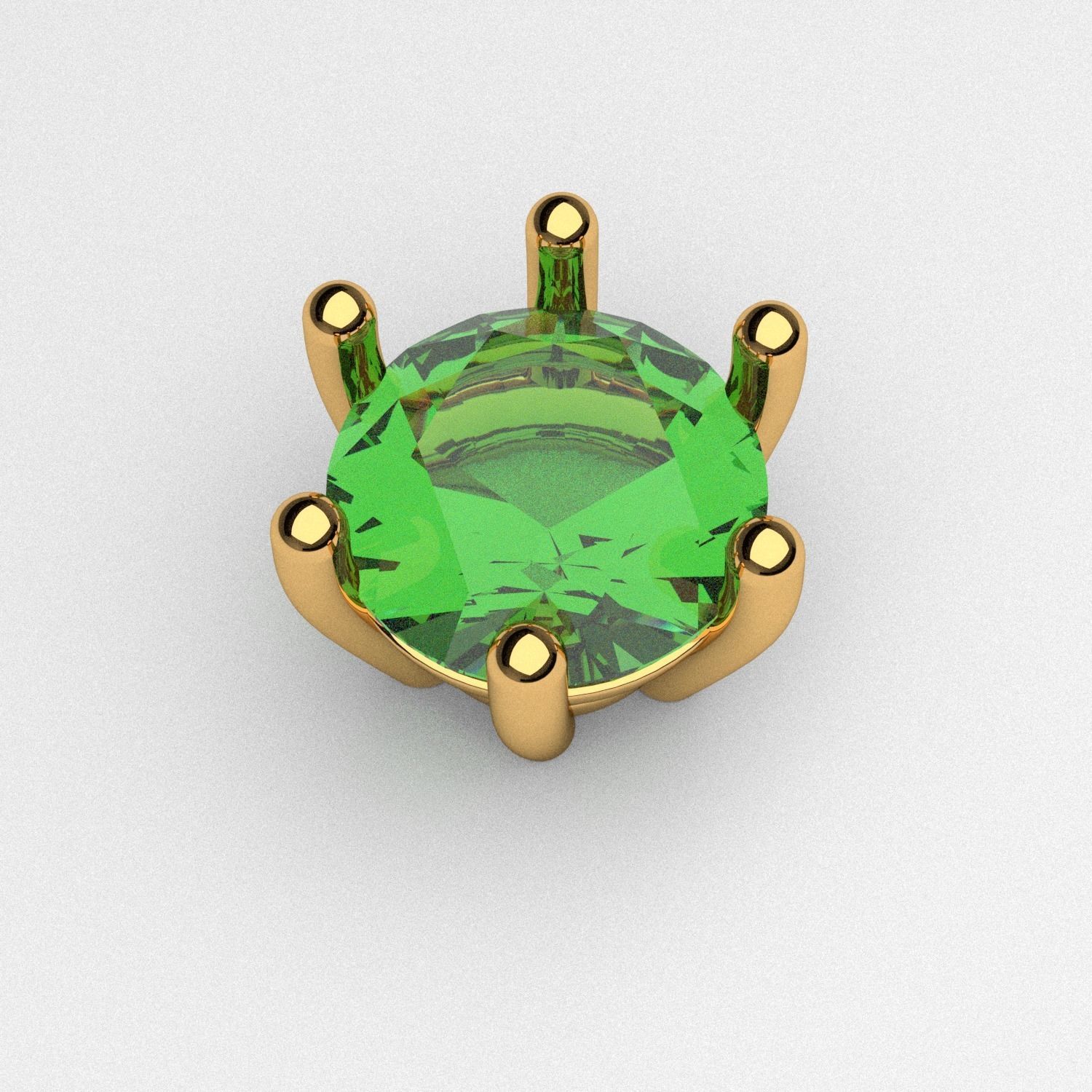 A package of solitaire ring heads engagement 3 prong printable 3D print model_9