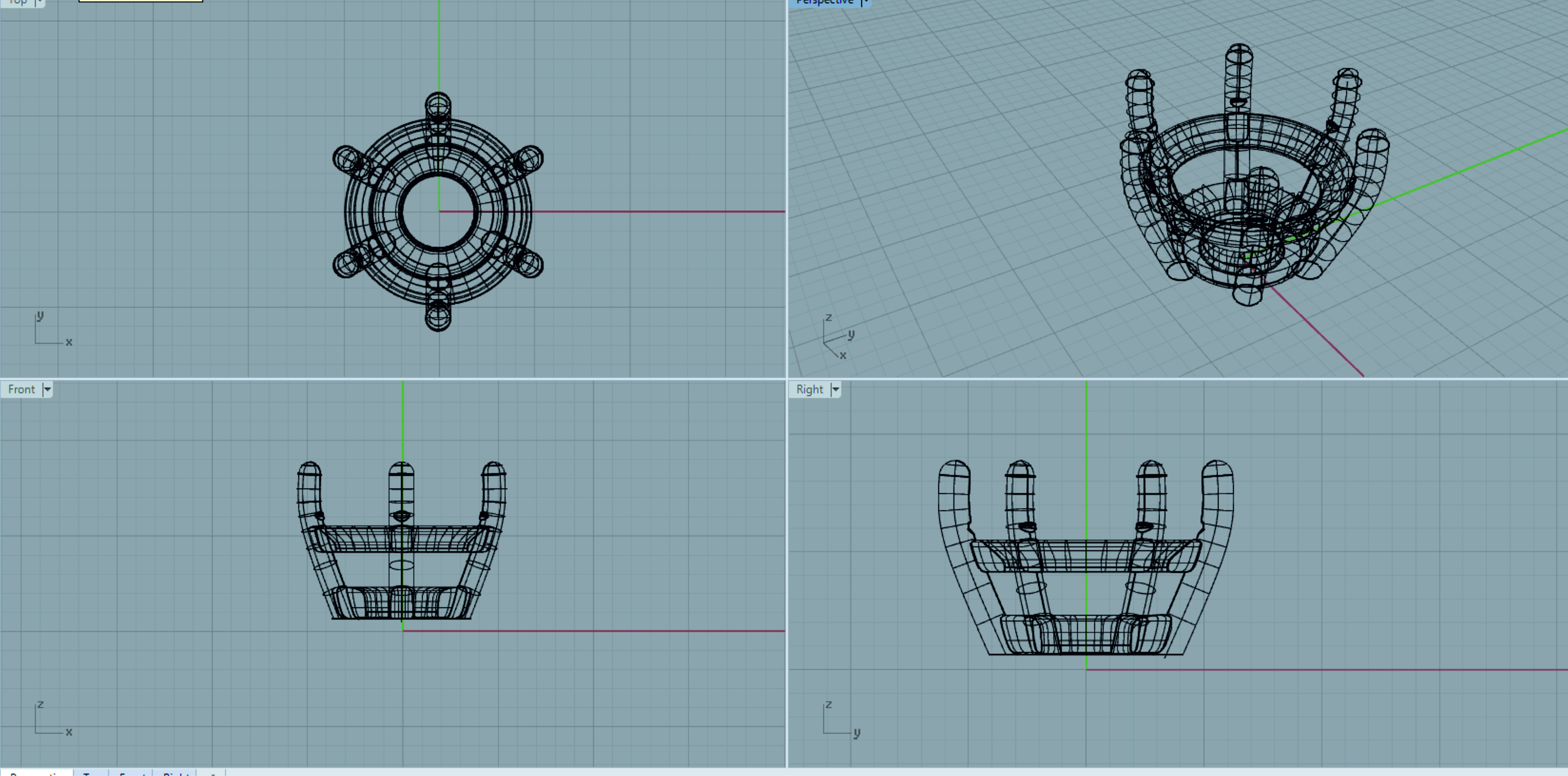 A package of solitaire ring heads engagement 3 prong printable 3D print model_10