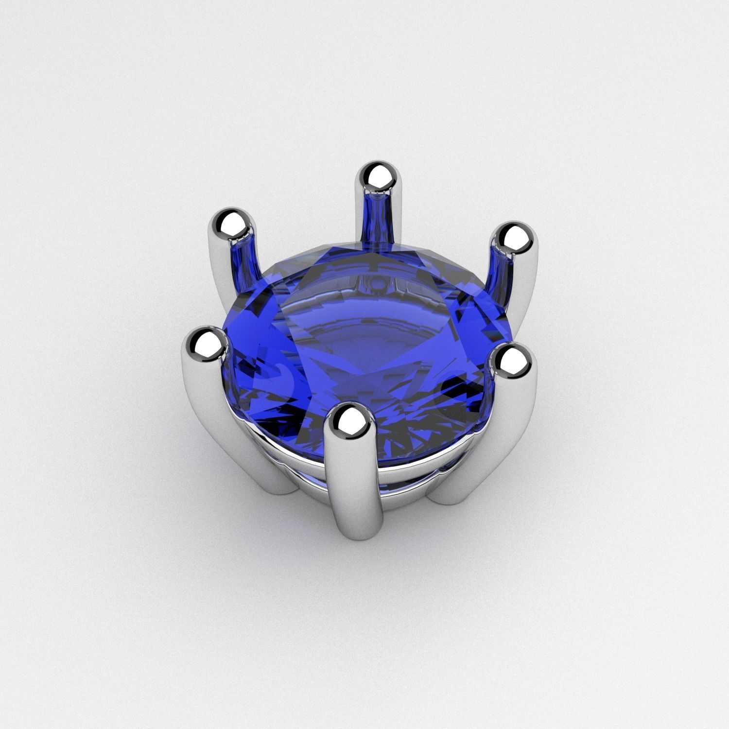 A package of solitaire ring heads engagement 3 prong printable 3D print model_5