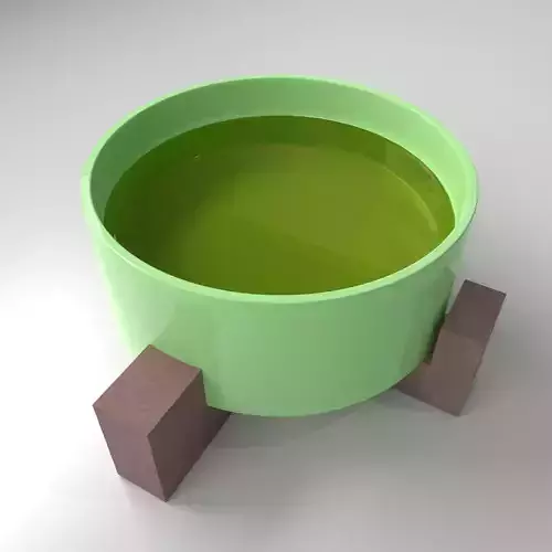 Cat Bowl with Liquid