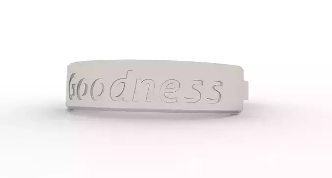 Goodness Ring Female Platinum 3D print model