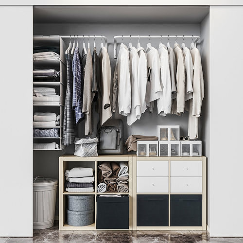 Ikea ikea Built-in wardrobe 3D model