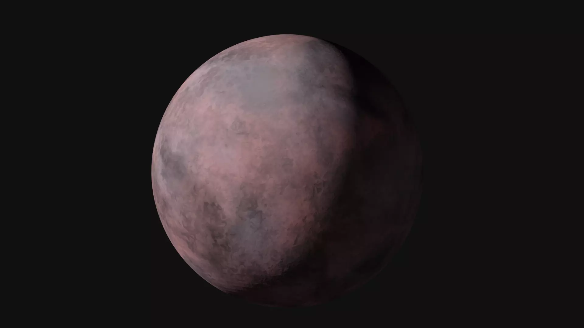 Barren Planet - 4K 3D model