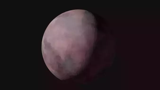 Barren Planet - 4K 3D model