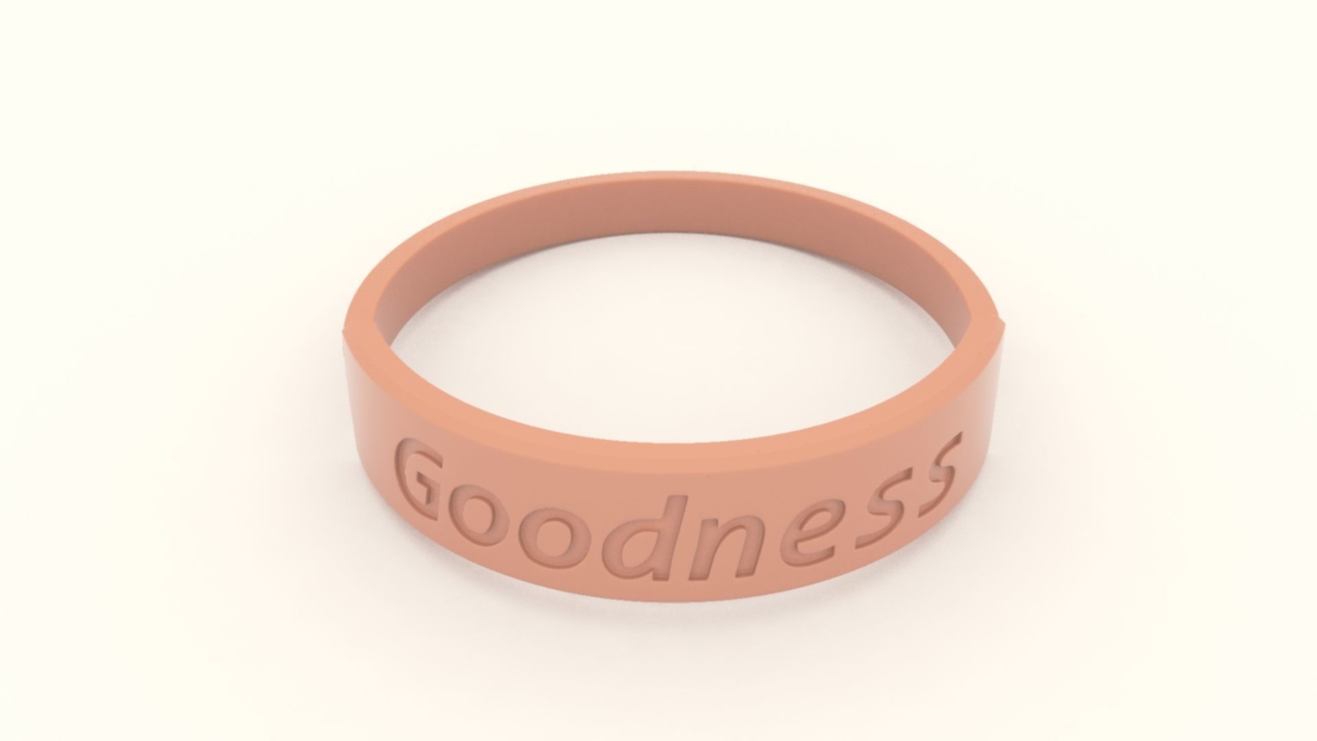 Goodness Ring Female Blazing Copper 3D print model_8
