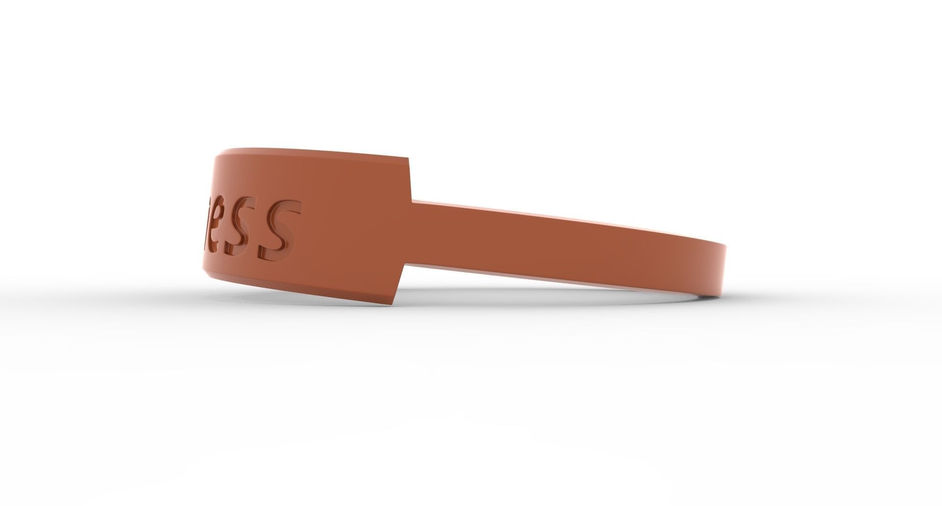 Goodness Ring Female Blazing Copper 3D print model_4