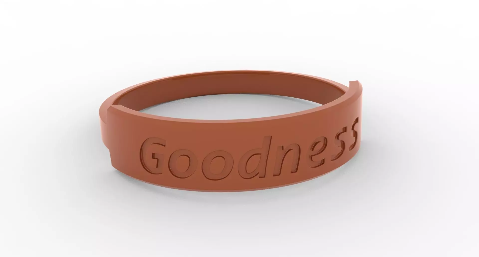 Goodness Ring Female Blazing Copper 3D print model_0