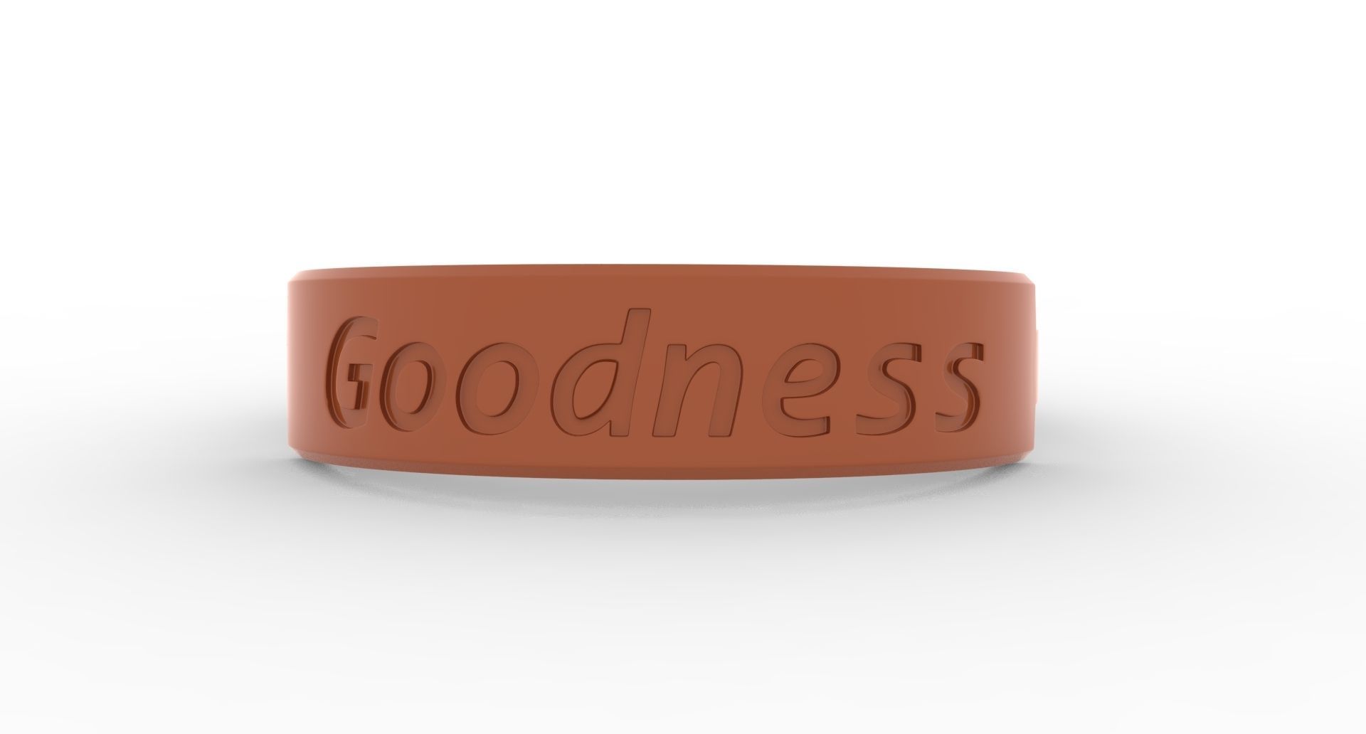 Goodness Ring Female Blazing Copper 3D print model_1