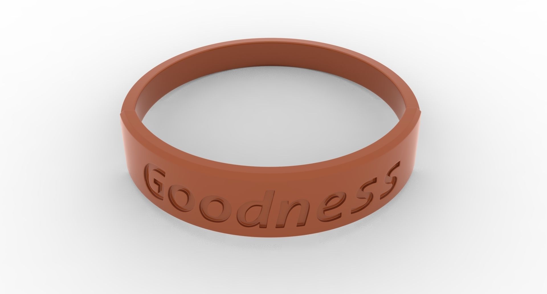 Goodness Ring Female Blazing Copper 3D print model_2