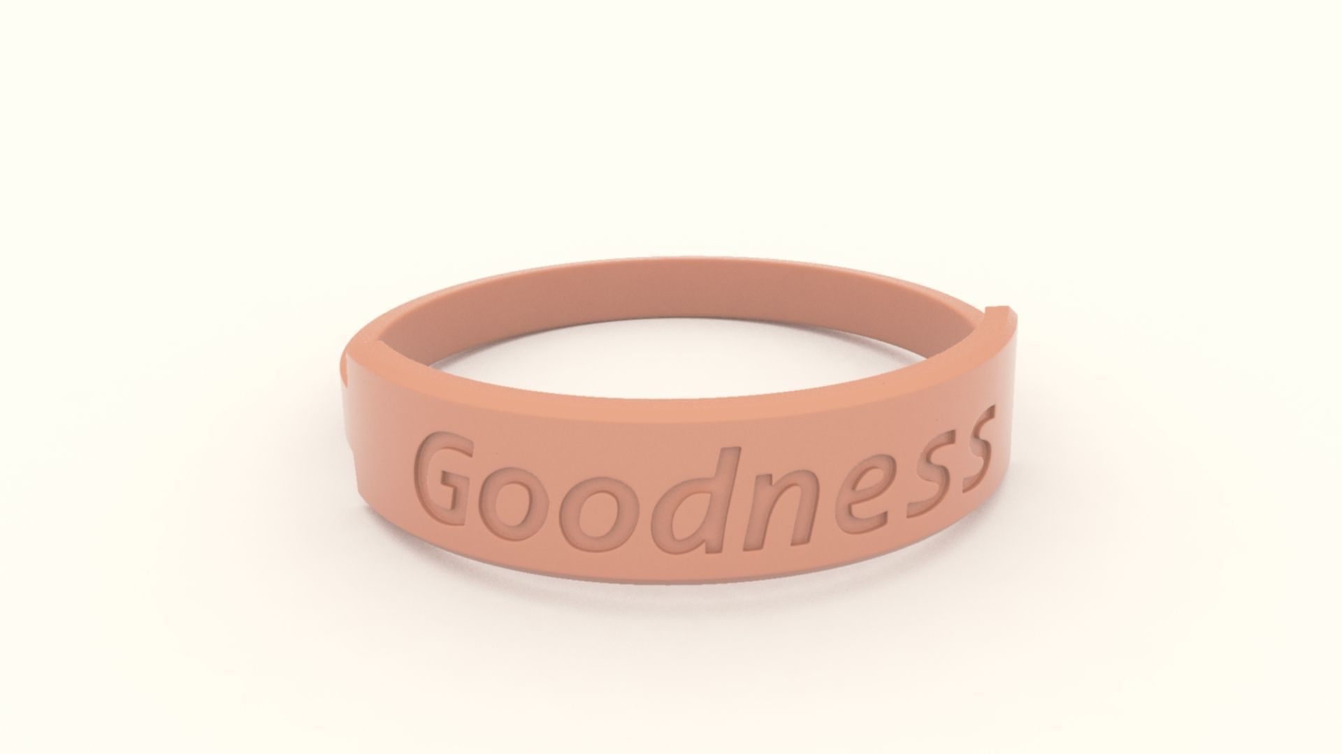 Goodness Ring Female Blazing Copper 3D print model_6