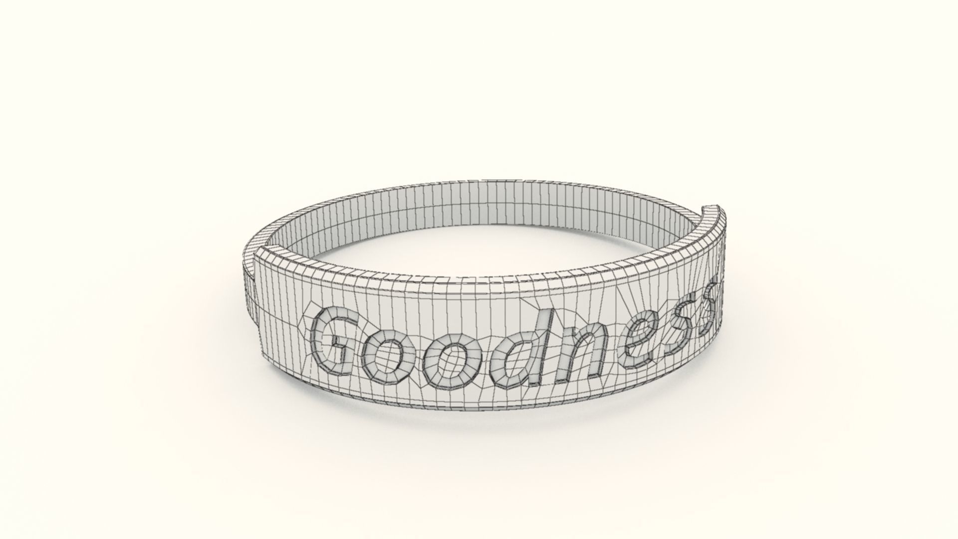 Goodness Ring Female Blazing Copper 3D print model_12