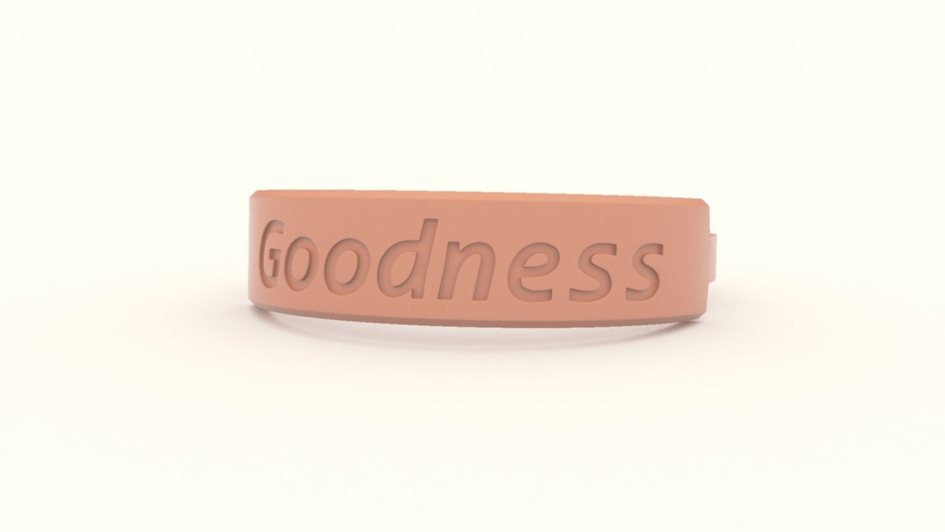 Goodness Ring Female Blazing Copper 3D print model_9