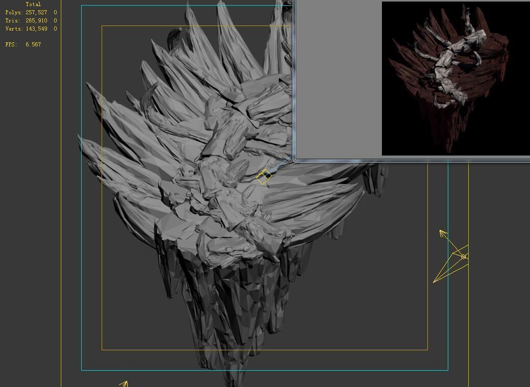 Meteor Dragon Purgatory-Dragon Bone Section III 3D model_4