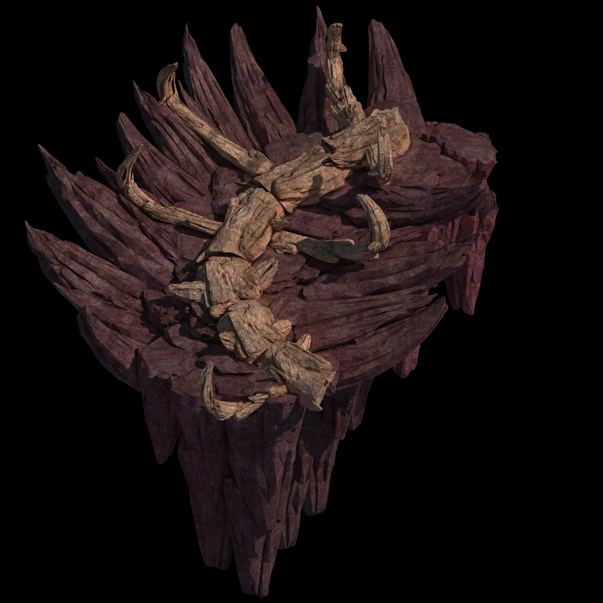Meteor Dragon Purgatory-Dragon Bone Section III 3D model_1