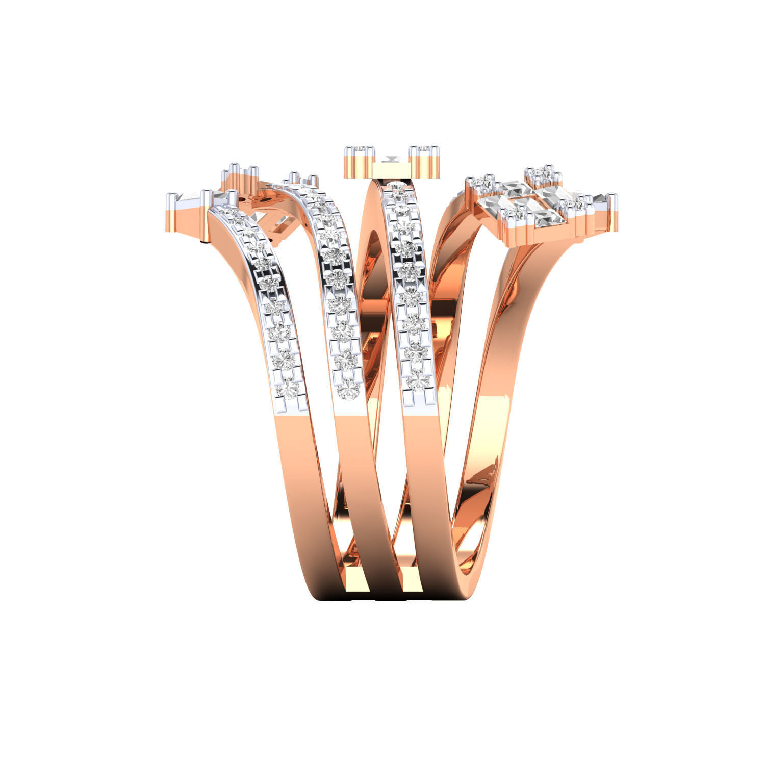 Women ring 3dm render 3D print model 3D print model_2