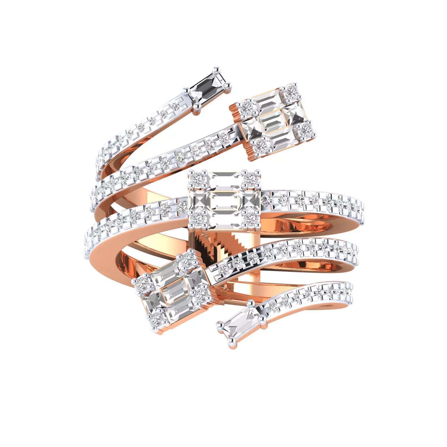 Women ring 3dm render 3D print model 3D print model_0