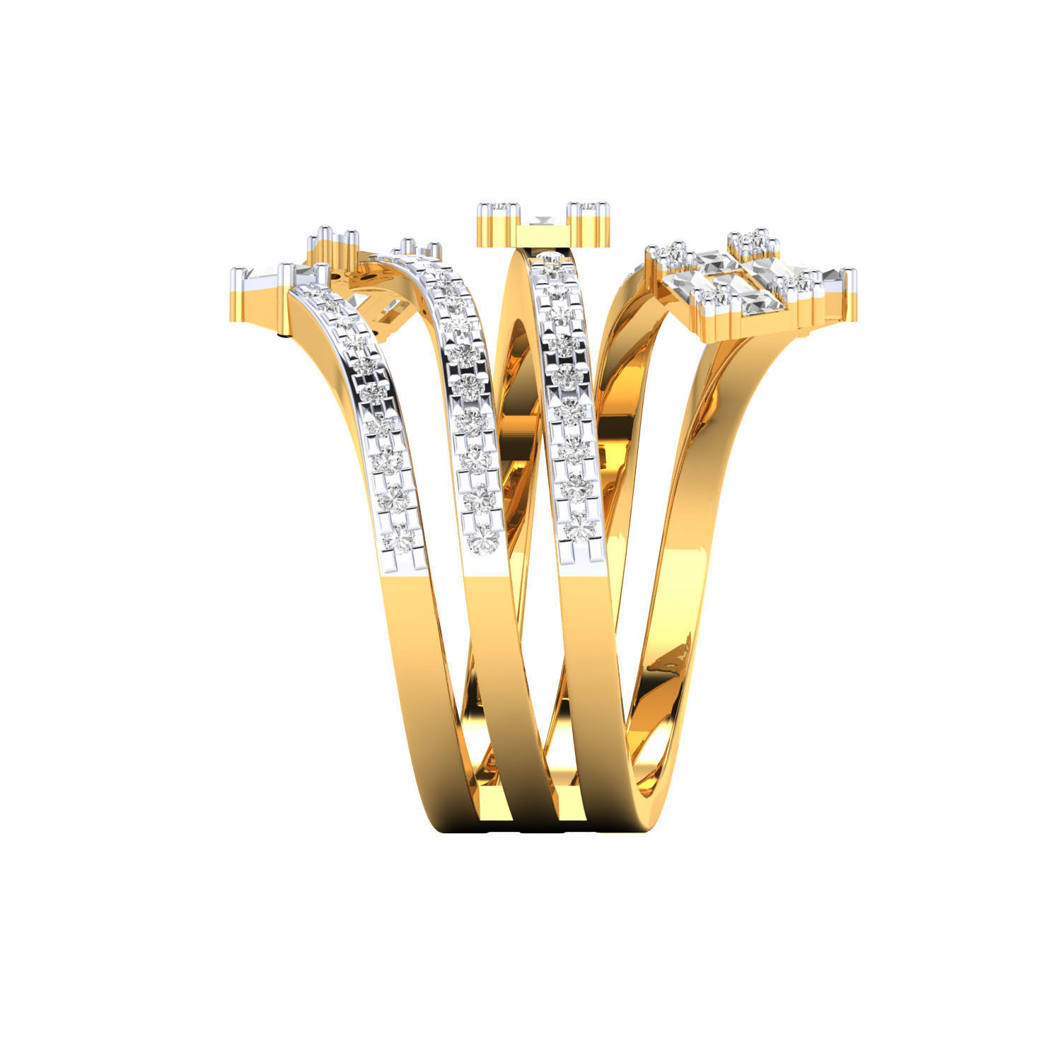 Women ring 3dm render 3D print model 3D print model_9