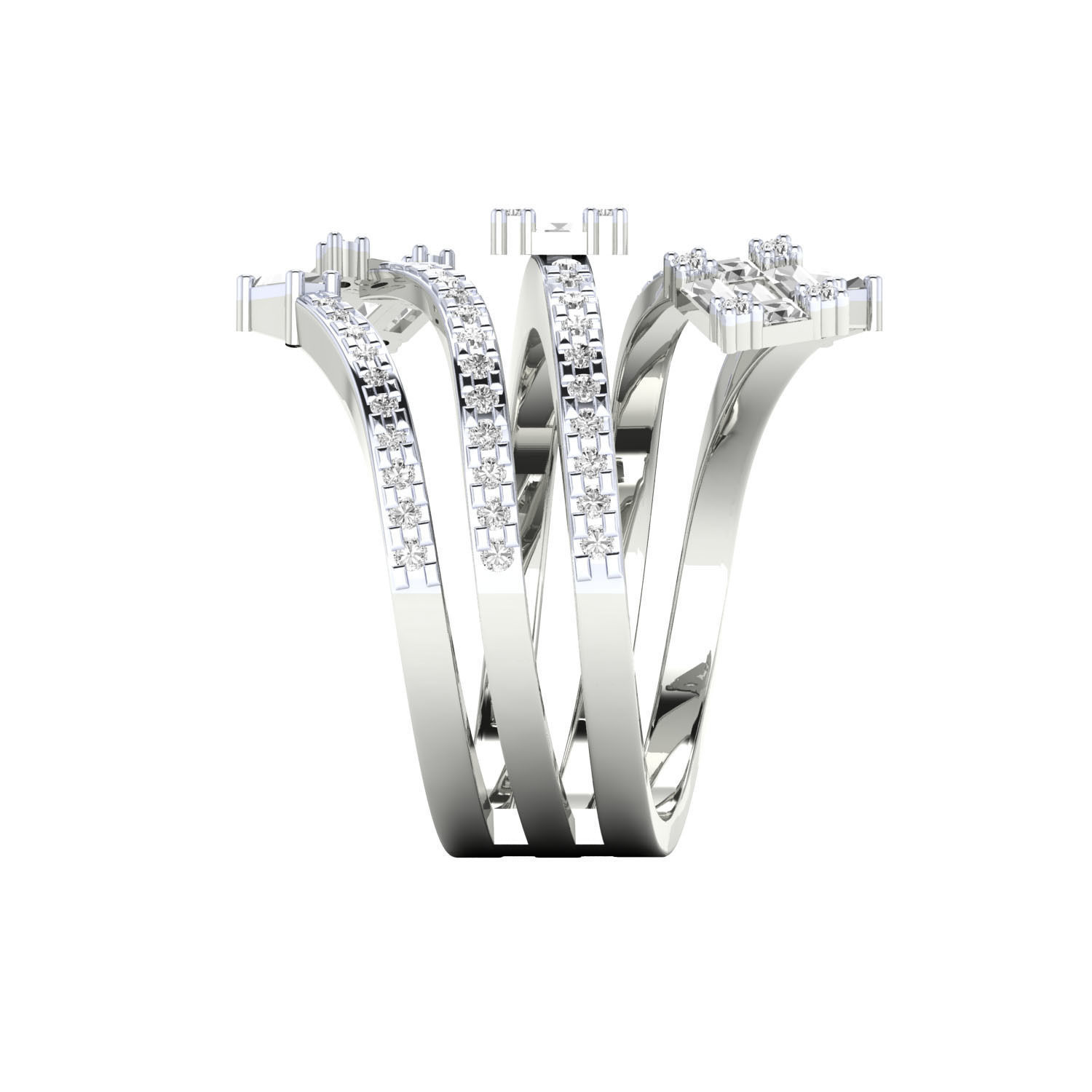 Women ring 3dm render 3D print model 3D print model_5