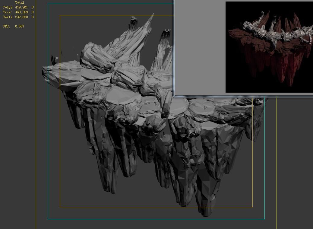 Meteor Dragon Purgatory-Fourth Dragon Bone 3D model_4