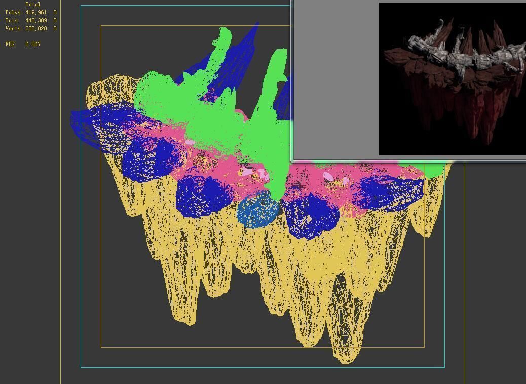 Meteor Dragon Purgatory-Fourth Dragon Bone 3D model_3