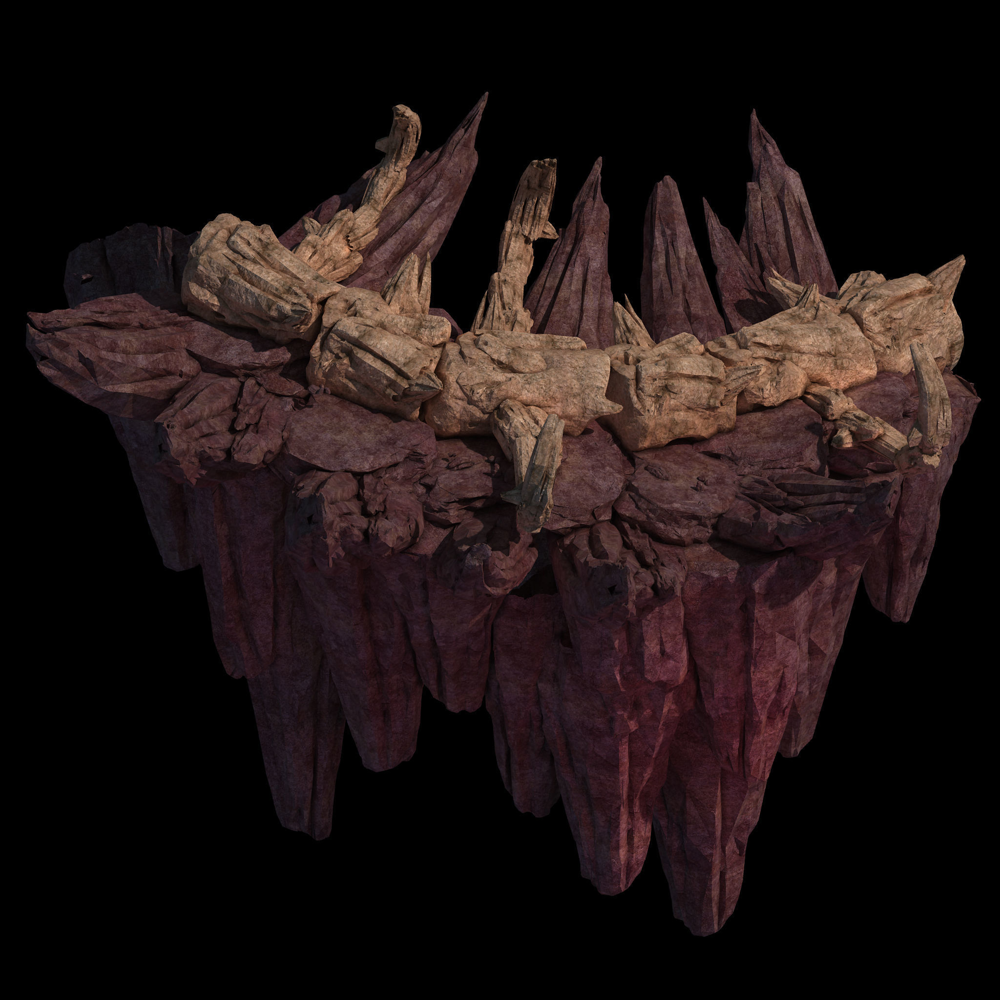 Meteor Dragon Purgatory-Fourth Dragon Bone 3D model_1