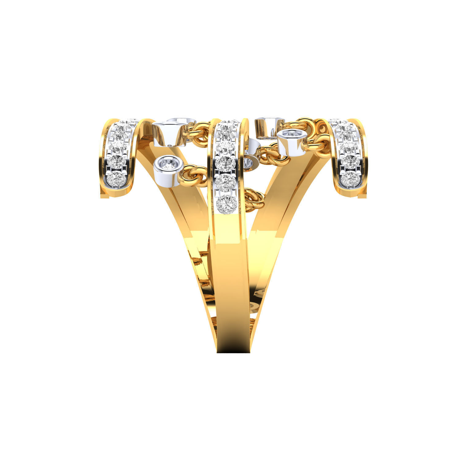 Women ring 3dm render 3D print model 3D print model_9