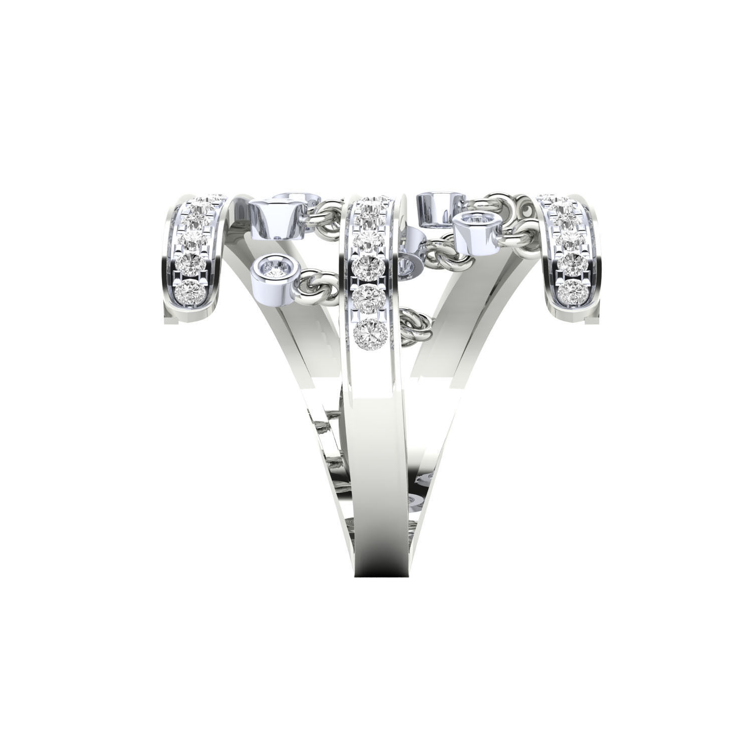 Women ring 3dm render 3D print model 3D print model_5