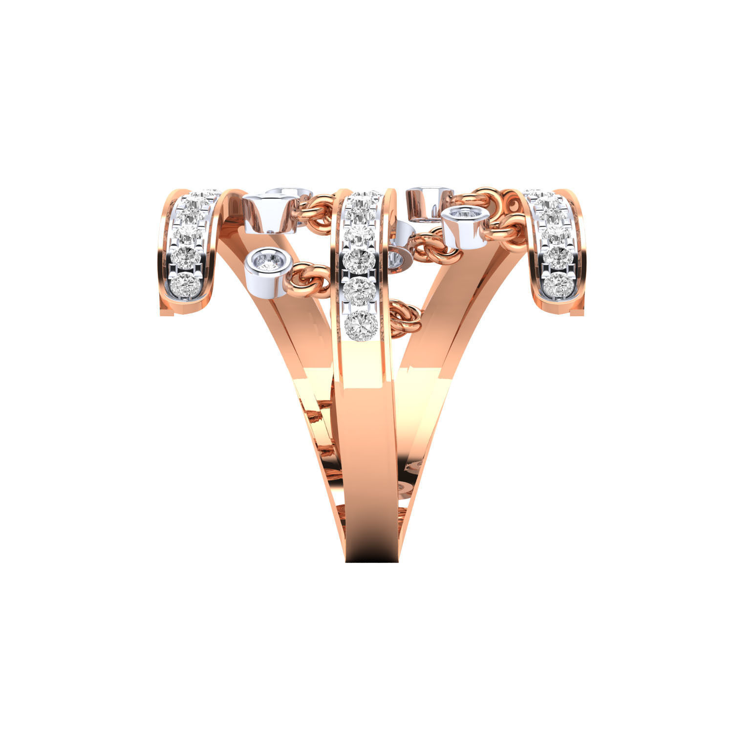 Women ring 3dm render 3D print model 3D print model_2