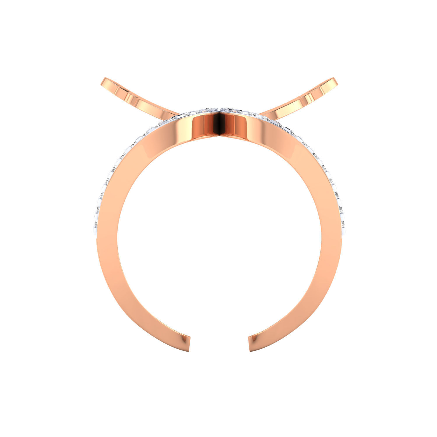 Women butterfly ring 3dm render 3D print model 3D print model_3