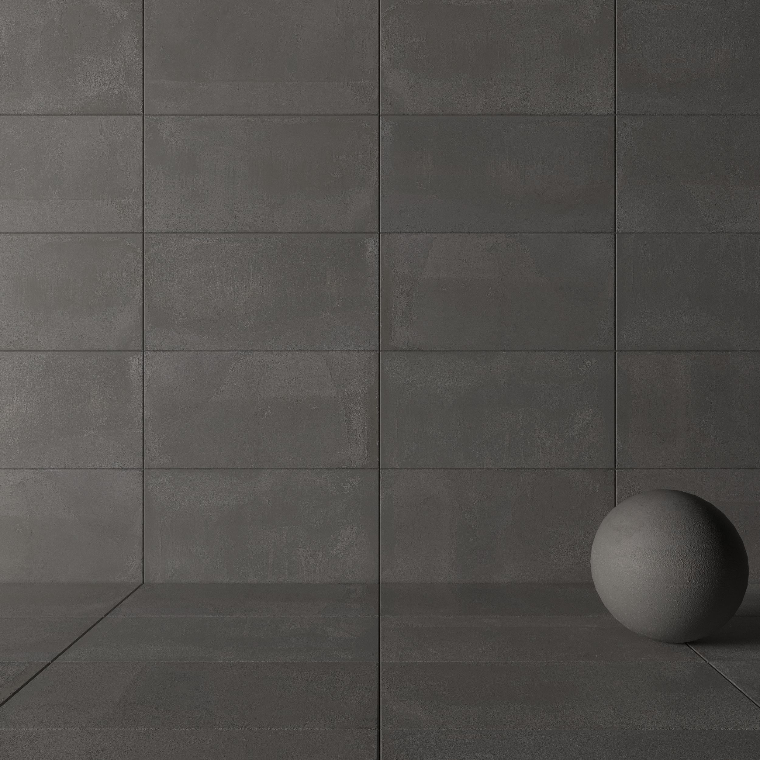 Concrete wall tiles Concrea Grey Texture_2
