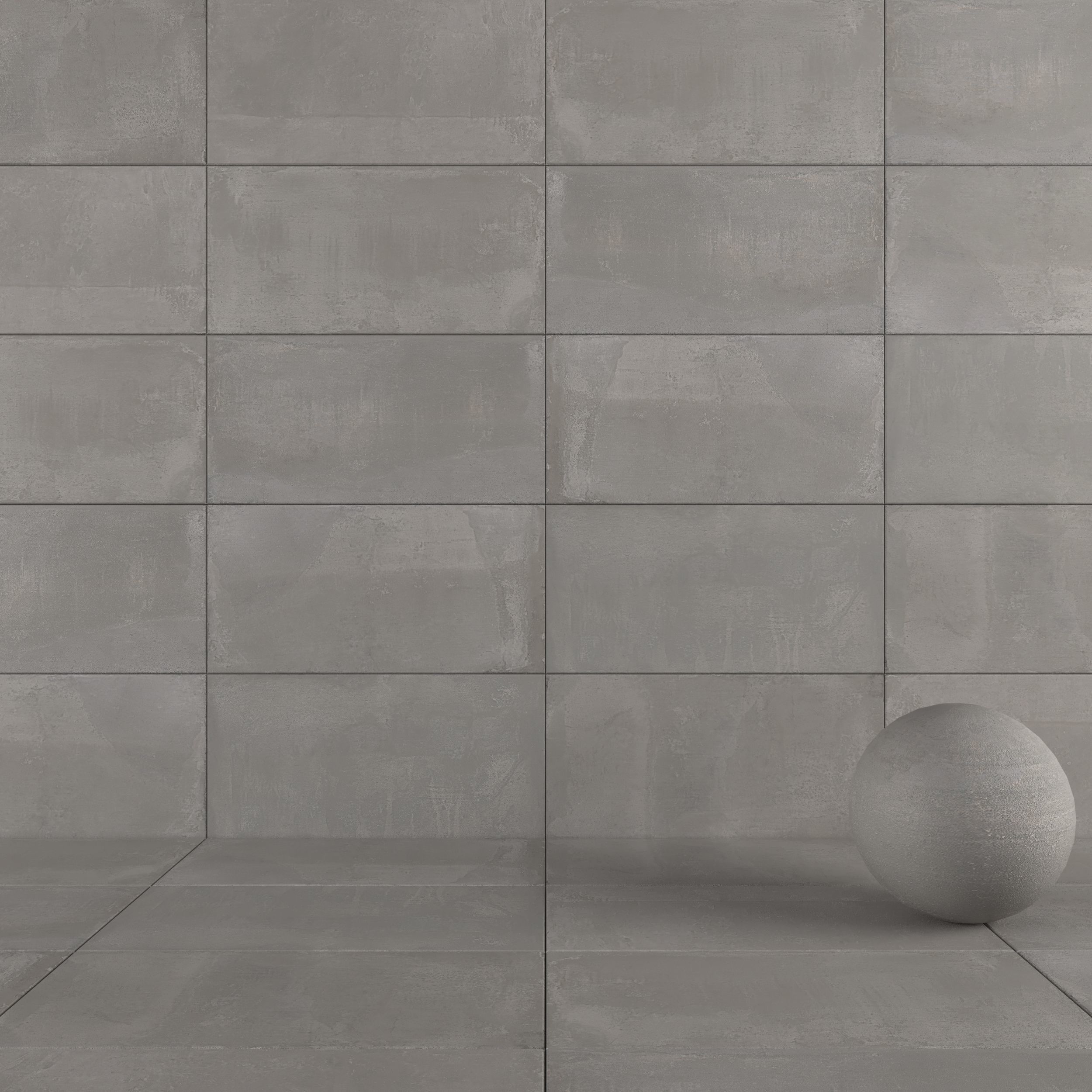 Concrete wall tiles Concrea Grey Texture_4