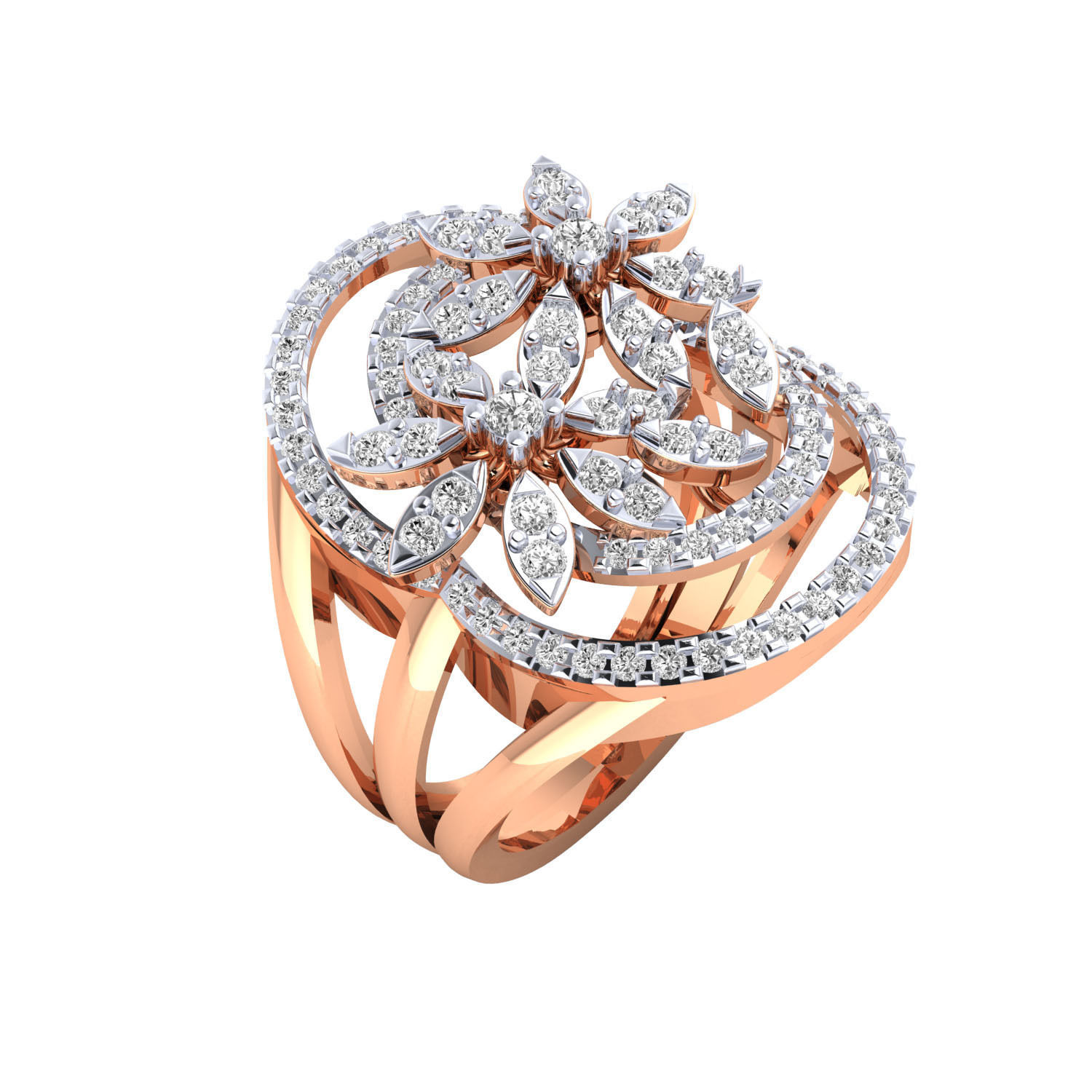 Women ring 3dm render 3D print model 3D print model_1