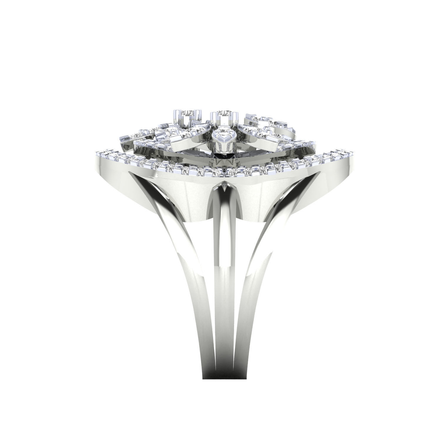 Women ring 3dm render 3D print model 3D print model_5