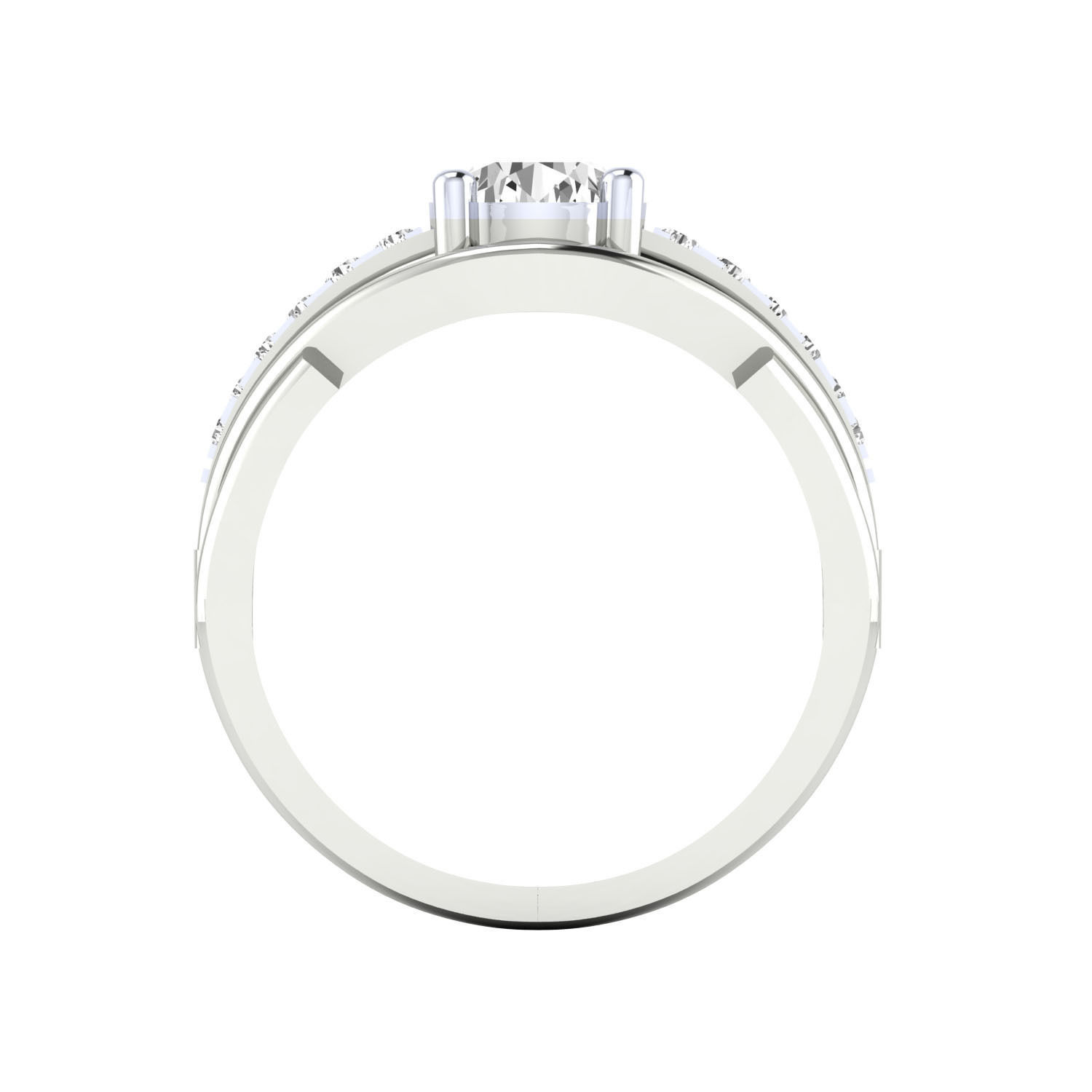 Women ring 3dm render detail 3D print model 3D print model_7