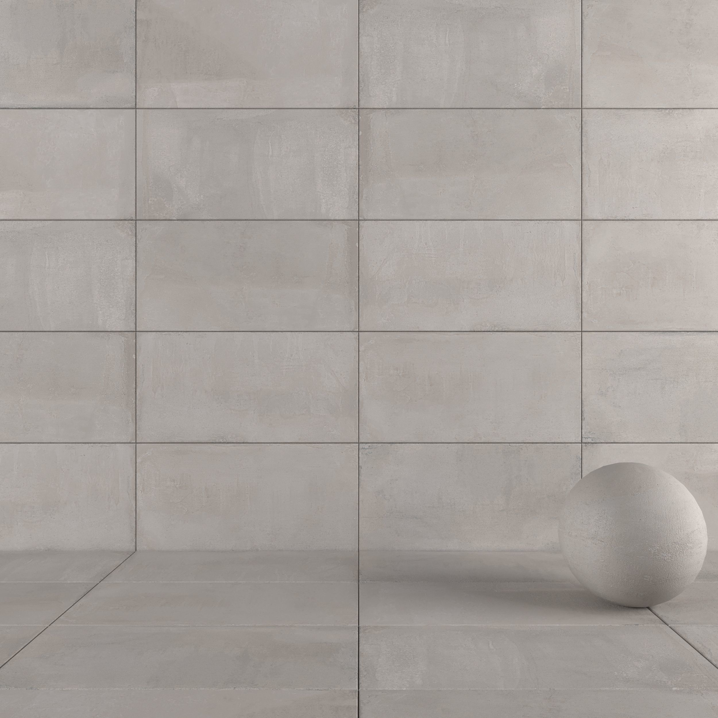 Concrete wall tiles Concrea Silver 60x120 Texture_4