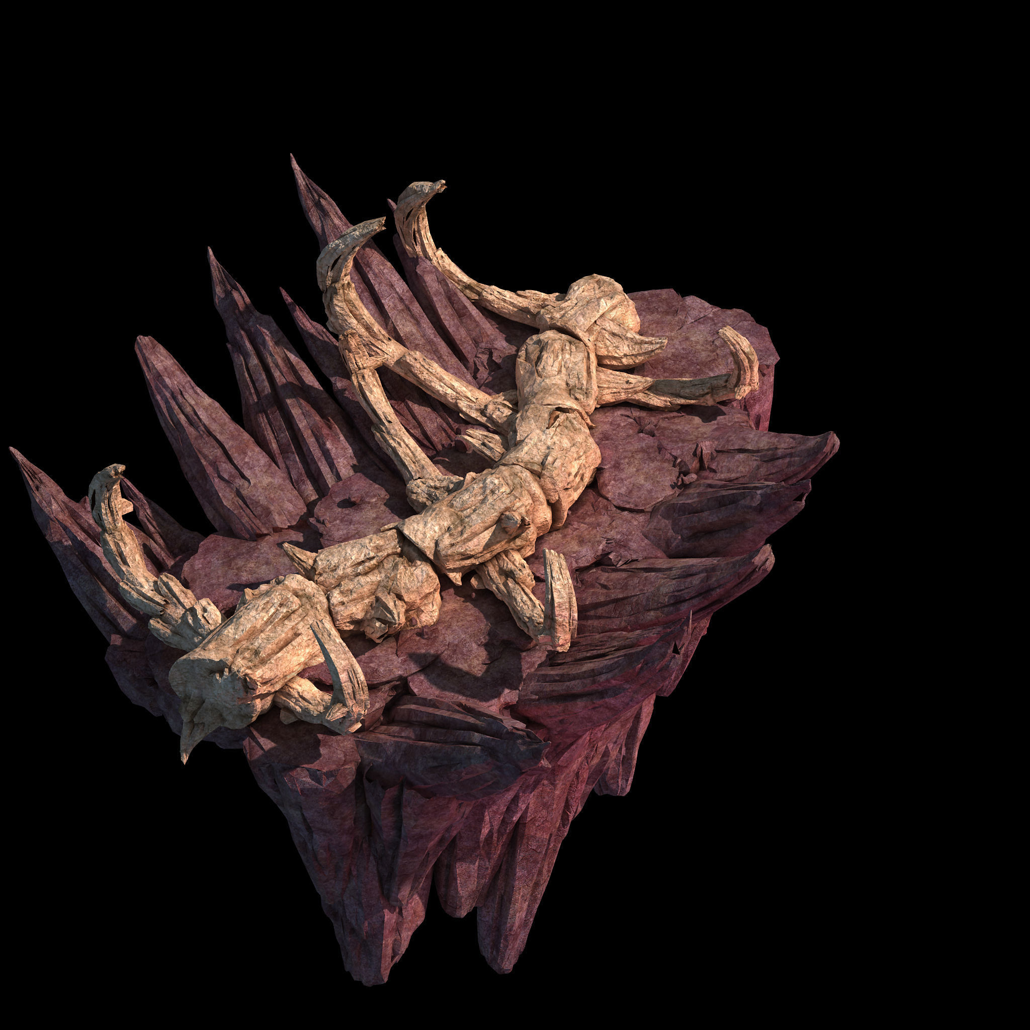 Meteor Dragon Purgatory-Section 1 Dragon Bone 3D model_1