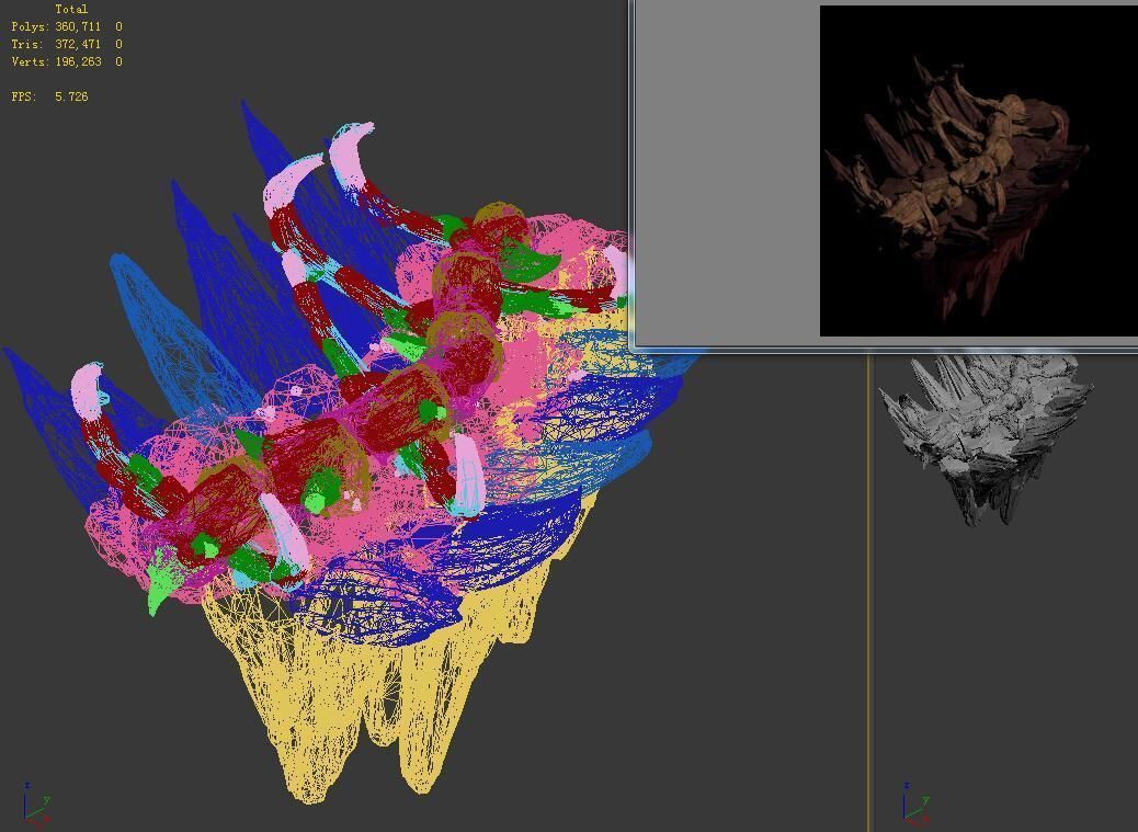 Meteor Dragon Purgatory-Section 1 Dragon Bone 3D model_3
